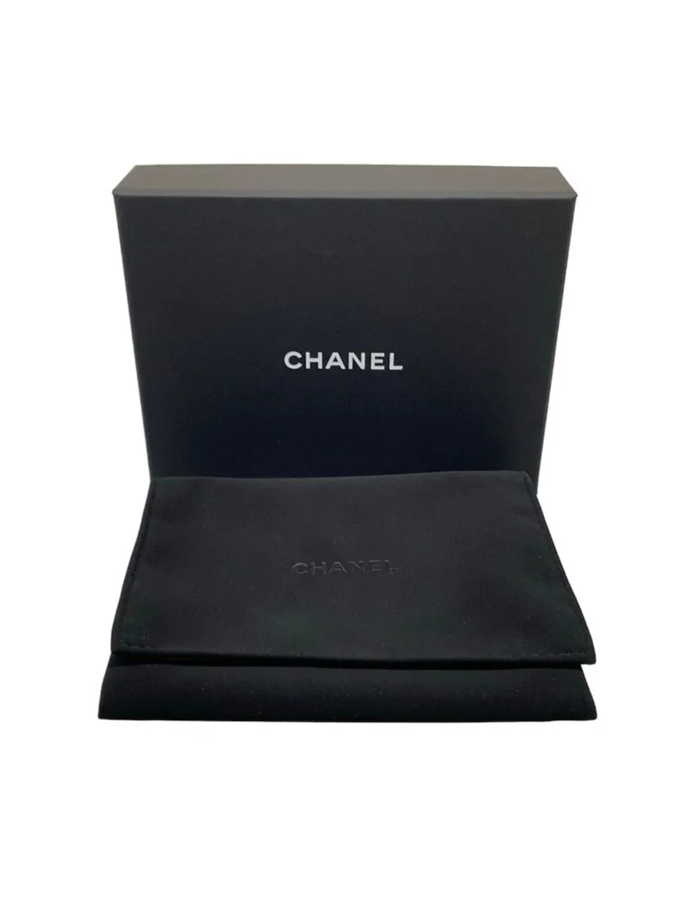 Chanel Coin Purse Quilted Light Purple L-shaped Zipper Silver